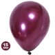 Bordo Balon Metalik 15 Adet, fiyatı