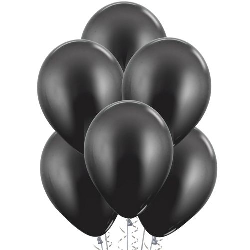 Siyah Metalik Balon (15 Adet), fiyatı