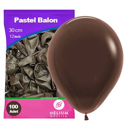 Çikolata Kahverengi Balon 100 Adet, fiyatı