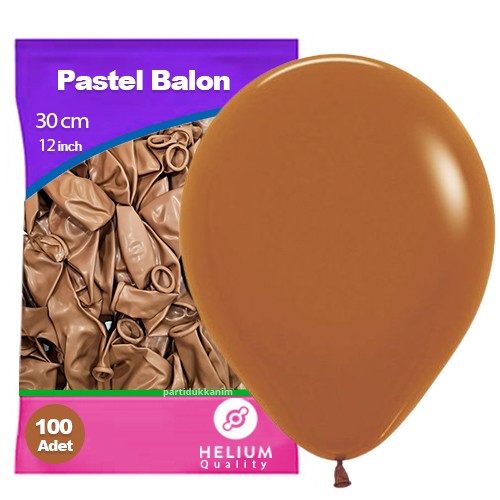 Karamel Kahverengi Balon 100 Adet, fiyatı