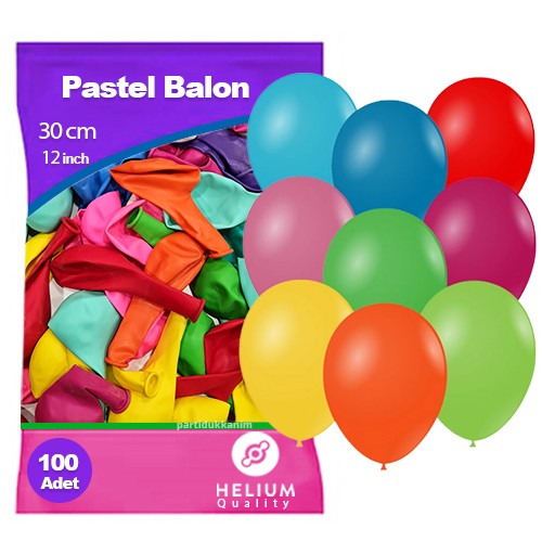 Karışık Renkli Balon 100 Adet, fiyatı