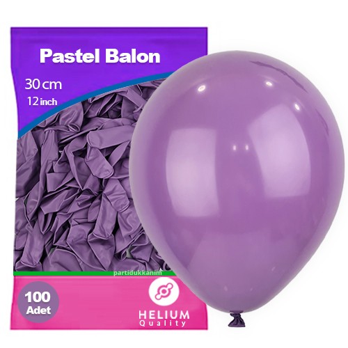 Lavanta Rengi Pastel Balon 100 Adet, fiyatı