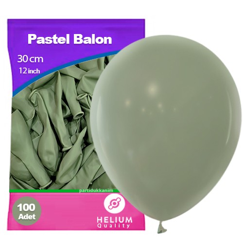 Küf Yeşili (Okaliptus) Balon 100 Adet, fiyatı