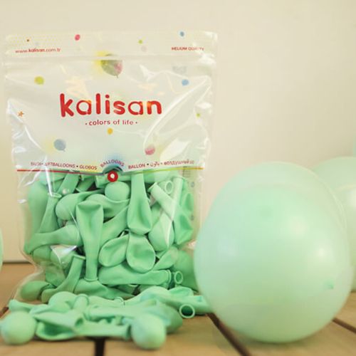 6 inç Makaron Balon Mint Yeşili 20 Adet, fiyatı