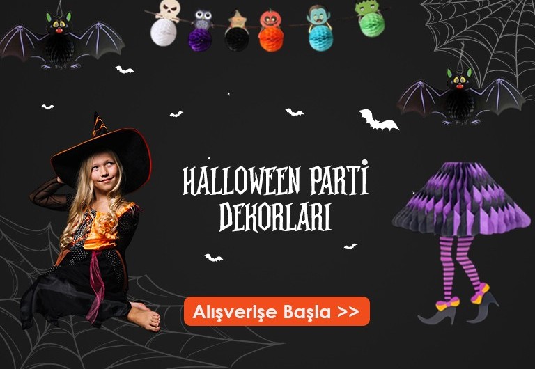 Halloween Cadılar Bayramı Parti Malzemeleri