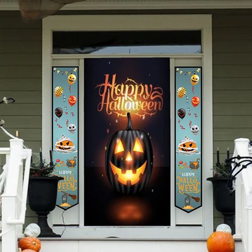 Happy Halloween Asma Afiş 2 adet (Model 2) 160x30 cm, fiyatı