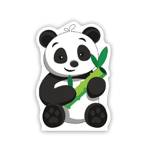 Panda Temalı Ayaklı Pano 35x24 cm Model 1, fiyatı