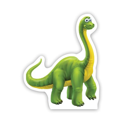 Sevimli Dino Ayaklı Pano Sauropod 36x28 cm, fiyatı