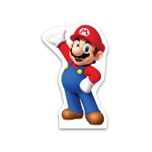 Süper Mario Ayaklı Pano 33x20 cm, fiyatı