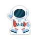 Uzay Temalı Ayaklı Pano Astronot 34x28 cm, fiyatı