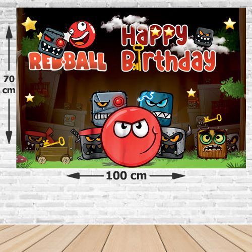 Red Ball Doğum Günü Afişi 70*100 cm, fiyatı