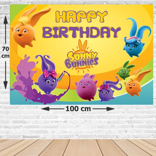 Sunny Bunnies Doğum Günü Afişi 70*100 cm, fiyatı