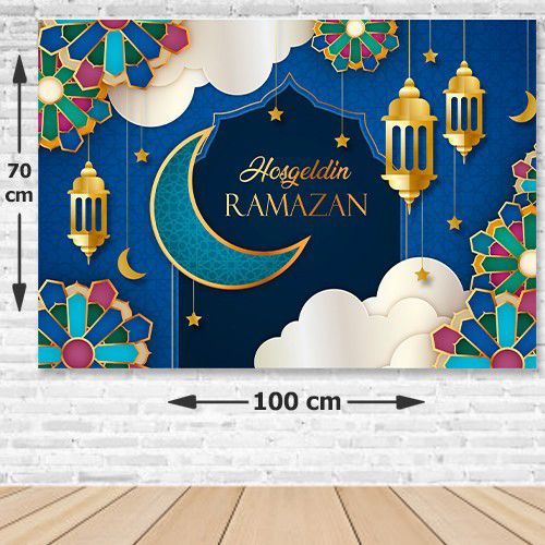 !TOPTAN! Hoş Geldin Ramazan Afişi 70*100 cm, fiyatı