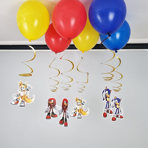 Sonic Balonlu Tavan Süsü 6'lı, fiyatı