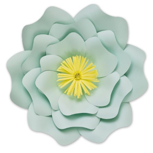 Mint Yeşili Kağıt Çiçek (Gül Kalıp) 1 Adet 30 cm, fiyatı