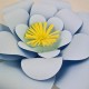 Gök Mavisi Kağıt Çiçek 1 Adet (30 cm), fiyatı