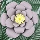 Gri Renk Kağıt Çiçek 1 Adet (30 cm), fiyatı