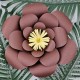 Kahverengi Kağıt Çiçek 1 Adet (30 cm), fiyatı