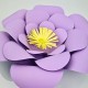 Lila Kağıt Çiçek 1 Adet (30 cm), fiyatı