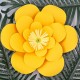 Sarı Kağıt Çiçek 1 Adet (30 cm), fiyatı