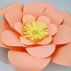 Somon Rengi Kağıt Çiçek 1 Adet (30 cm), fiyatı