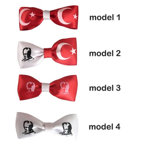 Ay Yıldızlı Atatürk'lü Papyon (İğneli), fiyatı