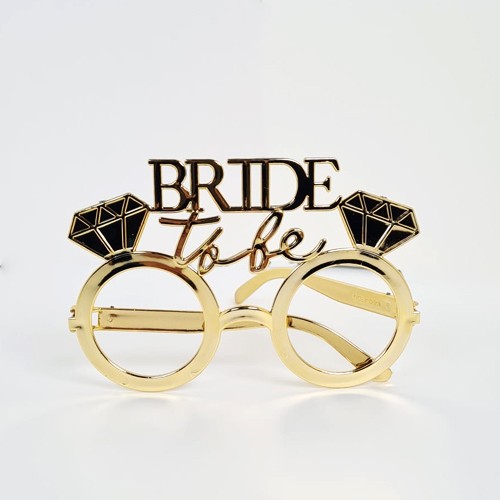 Bride To Be Plastik Gözlük Taç Set Gold 1 Adet, fiyatı
