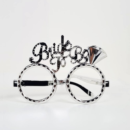 Bride To Be Plastik Gözlük Taç Set Gümüş 1 Adet, fiyatı