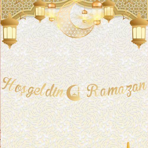 Kaligrafi Hoş Geldin Ramazan Yazısı Gold, fiyatı