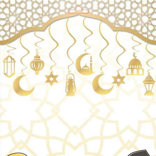 Ramazan Asma Sarkıt Süs Seti 10'lu Gold, fiyatı