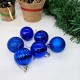 Mavi Yılbaşı Top Süs Mat-Parlak-Simli-Aynalı 24 Adet 4 cm, fiyatı