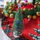 Yılbaşı Masaüstü Işıklı Mini Çam Ağacı 25 cm, fiyatı