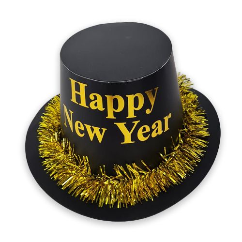 Yılbaşı Happy New Year Fötr Şapka Gold 1 Adet, fiyatı