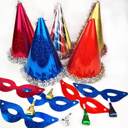 Hologramlı Yılbaşı Parti Şapka Seti 5 Adet, fiyatı