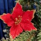 Yılbaşı Ponsetya Yapay Çiçek Kırmızı 15 cm 1 Adet, fiyatı