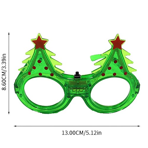 Led Işıklı Yılbaşı Çam Ağacı Gözlük - 1 Adet, fiyatı