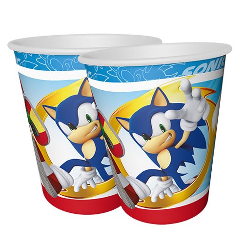 Sonic Temalı Bardak 8 adet, fiyatı