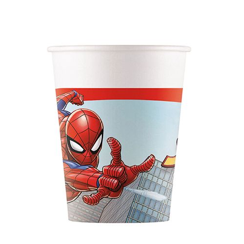 Spiderman Crime Fighter Karton Bardak 8 Adet, fiyatı