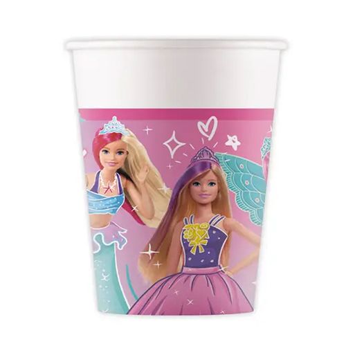 Barbie Fantasy Karton Bardak 8 Adet, fiyatı