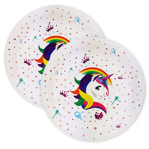 Unicorn Rainbow Karton Tabak (8 adet), fiyatı