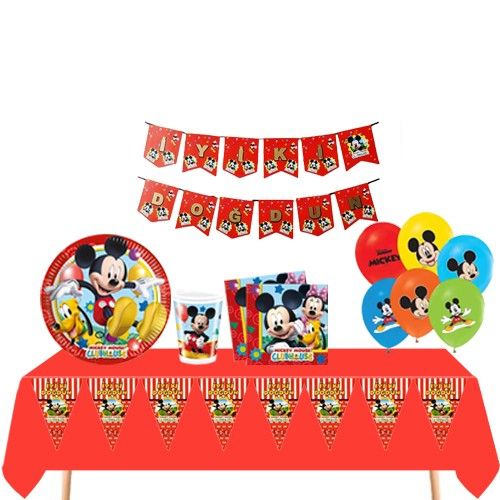 Mickey Mouse Ekonomik Parti Seti (8 Kişilik), fiyatı