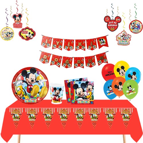 Mickey Mouse Ekonomik Parti Seti (16 Kişilik), fiyatı