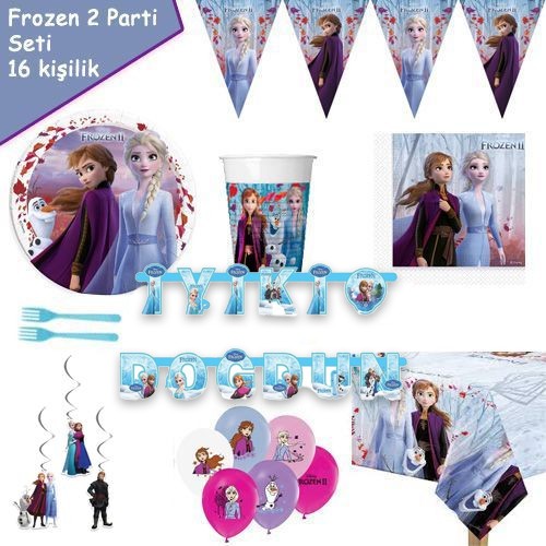 Frozen 2 Parti Seti 16 Kişilik, fiyatı