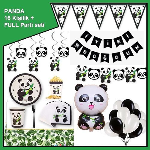 Panda 16 Kişilik + Full Parti Seti, fiyatı