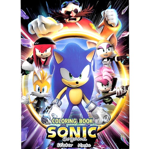 Sonic Boyama Kitabı Stickerlı (16 Sayfa), fiyatı