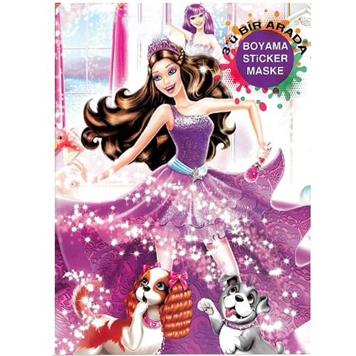 Barbie Boyama Kitabı Stickerlı (16 Sayfa), fiyatı