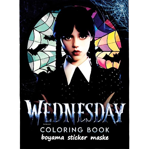 Wednesday Boyama Kitabı Stickerlı (16 Sayfa), fiyatı