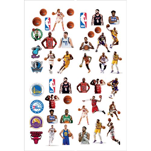 Basketbol Temalı Sticker 33*48 cm, fiyatı