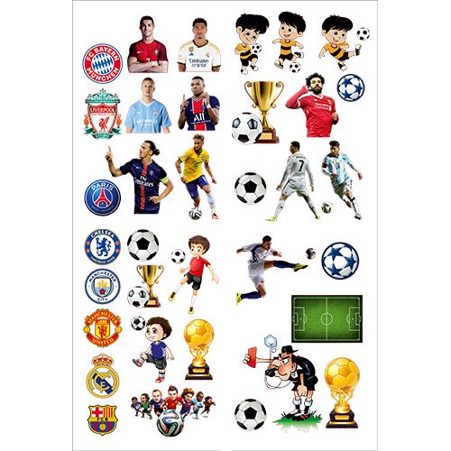 Futbol Sticker 33*48 cm, fiyatı