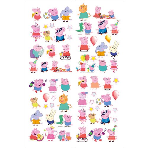 Peppa Pig Sticker 33*48 cm, fiyatı